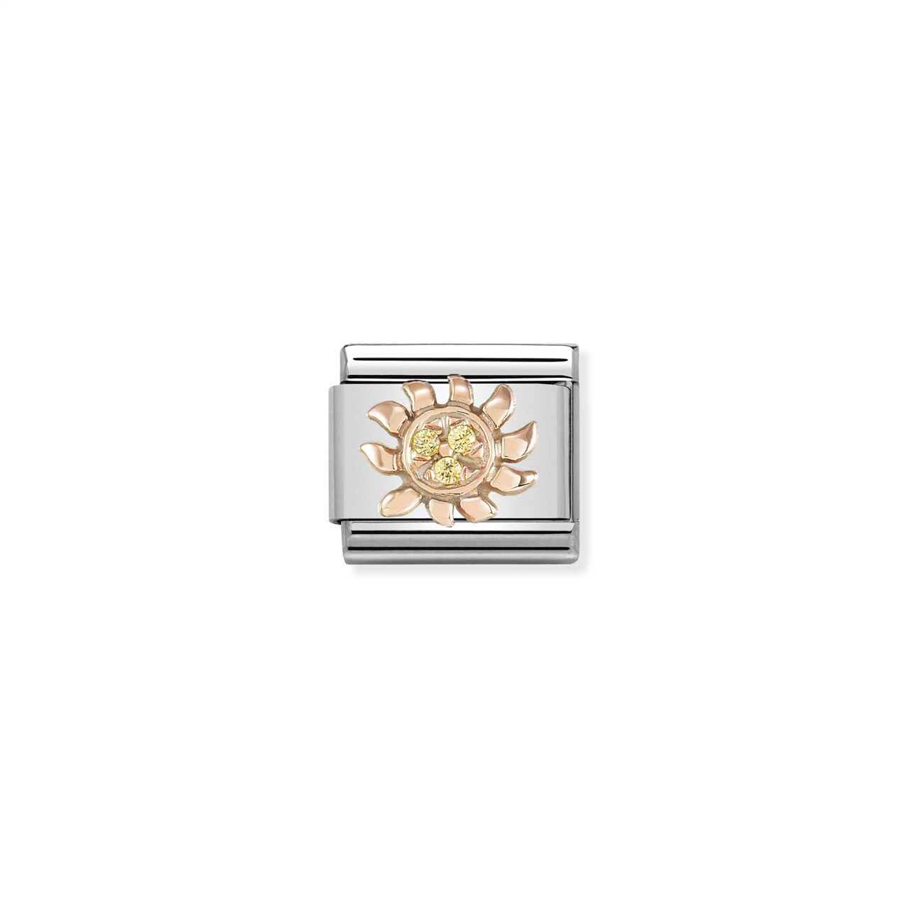 Composable Classic Link 430305/18 Sun with Yellow Stones