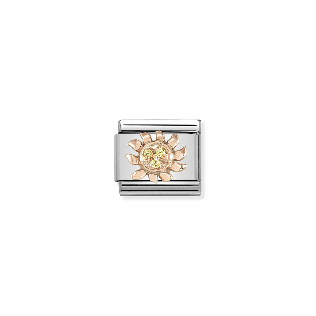 Composable Classic Link 430305/18 Sun with Yellow Stones