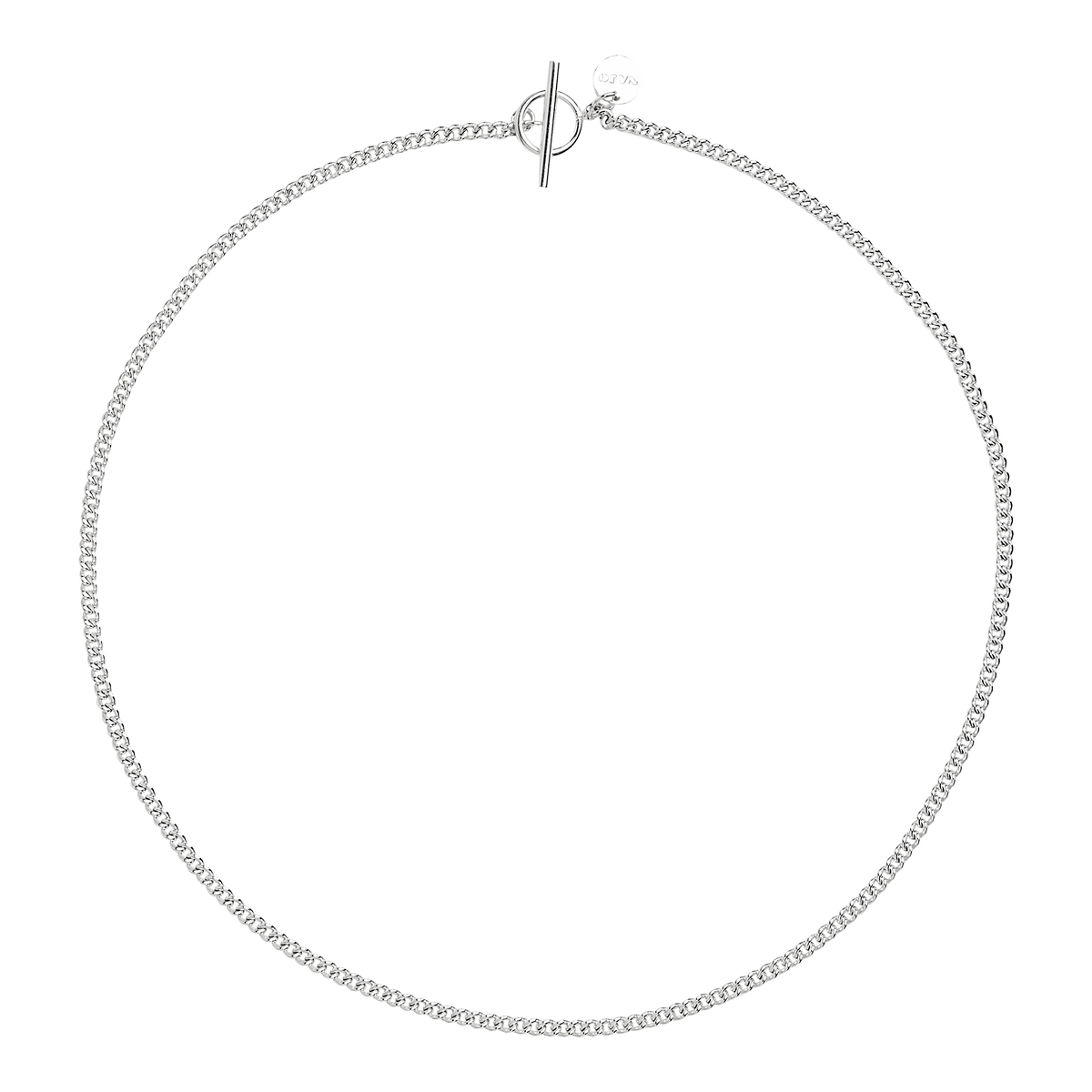 Curb T-Bar Necklace (60cm)