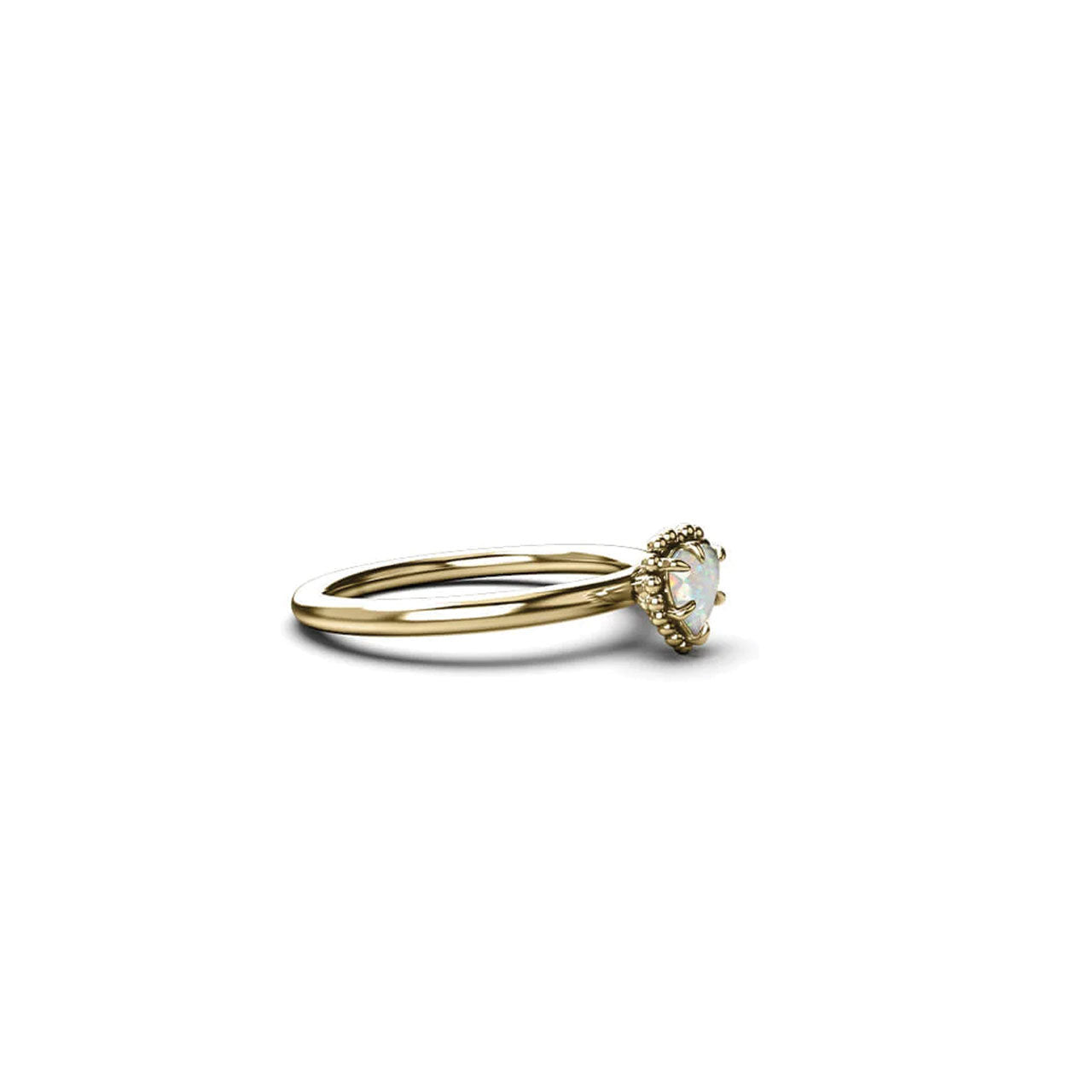 Dahlia's Heart Ring - Gold Plated