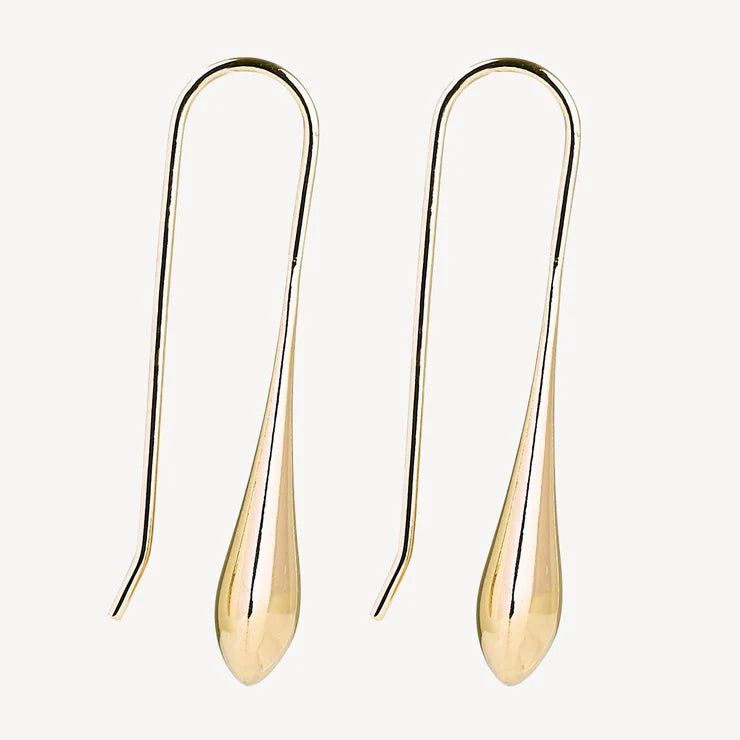 Weeping Woman Earrings - Gold Plated