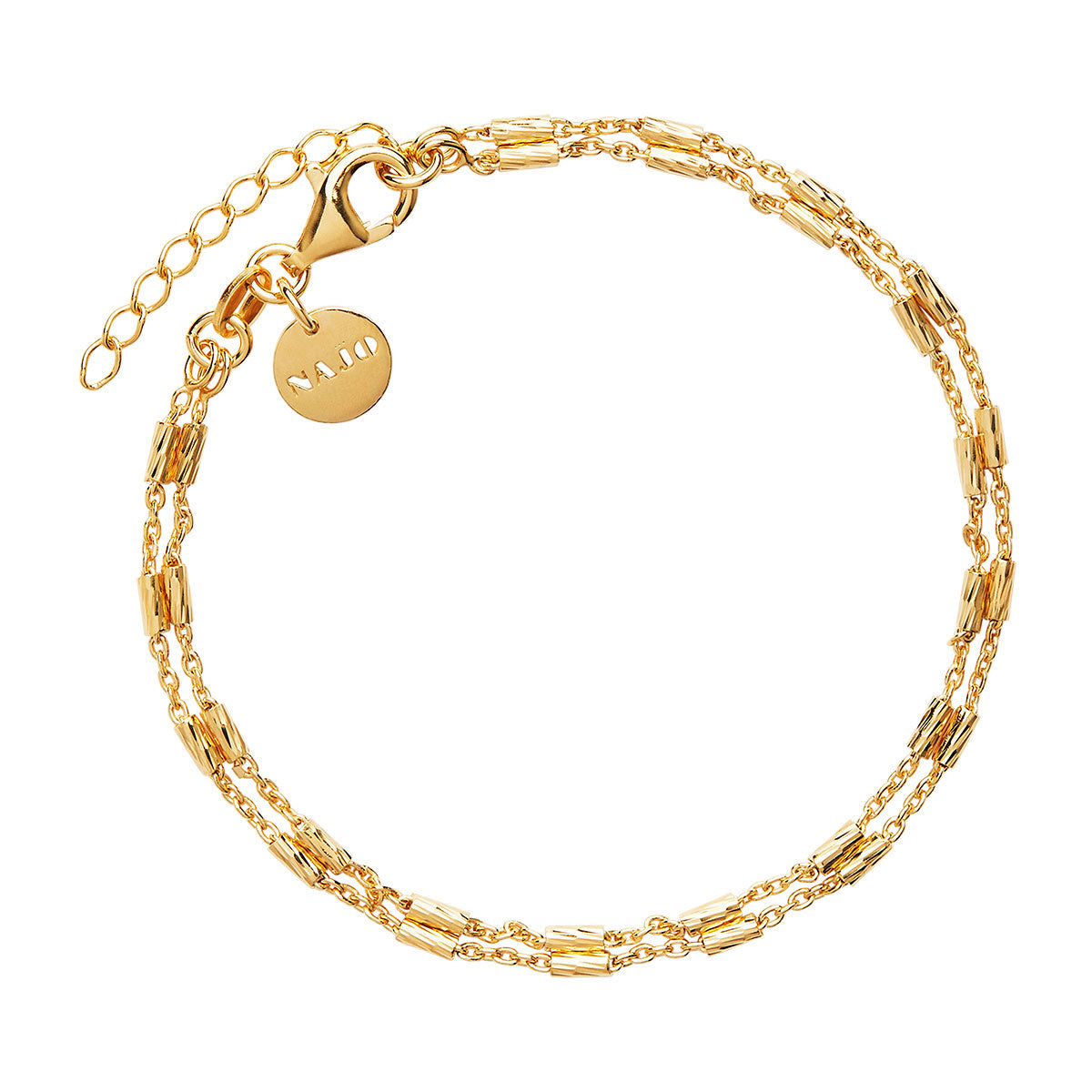 Equilibrium Double-Strand Bracelet - Gold Plated