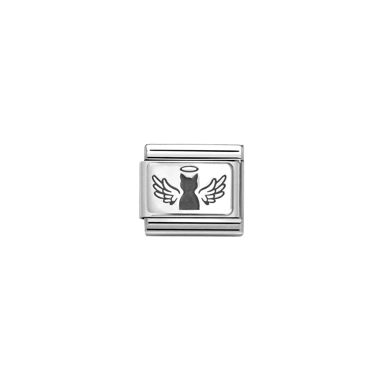 Composable Classic Link 330111/45 Angel Cat In 925 Silver - Jamies Jewellers