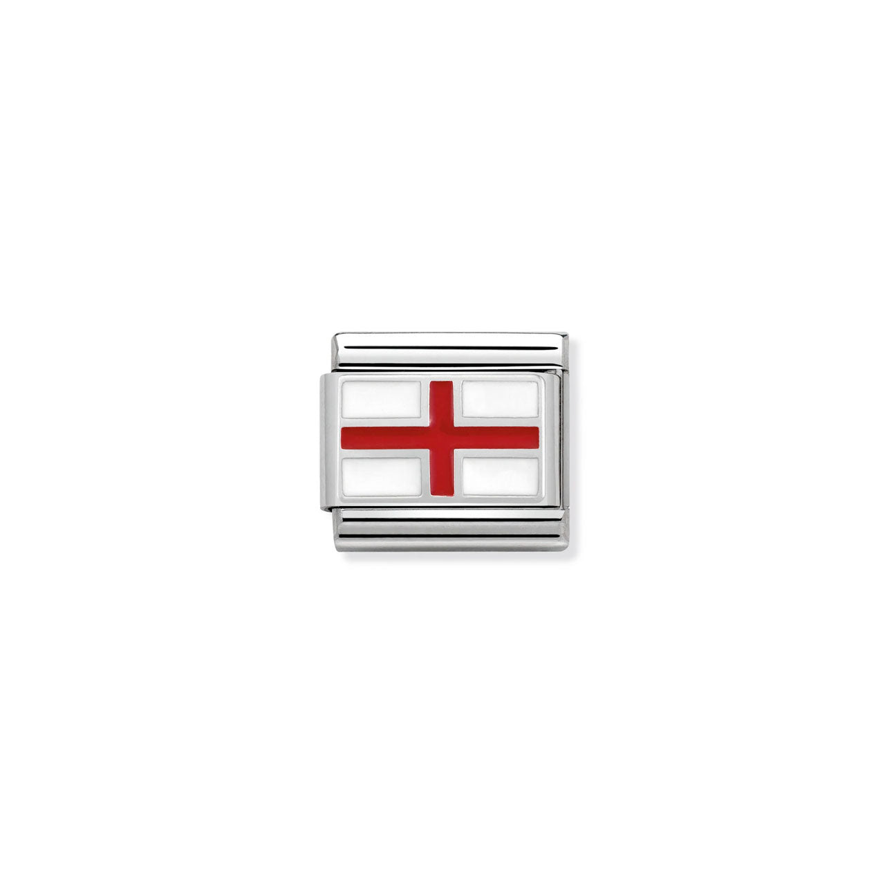 Composable Classic Link 330207/03 England In Enamel & 925 Silver