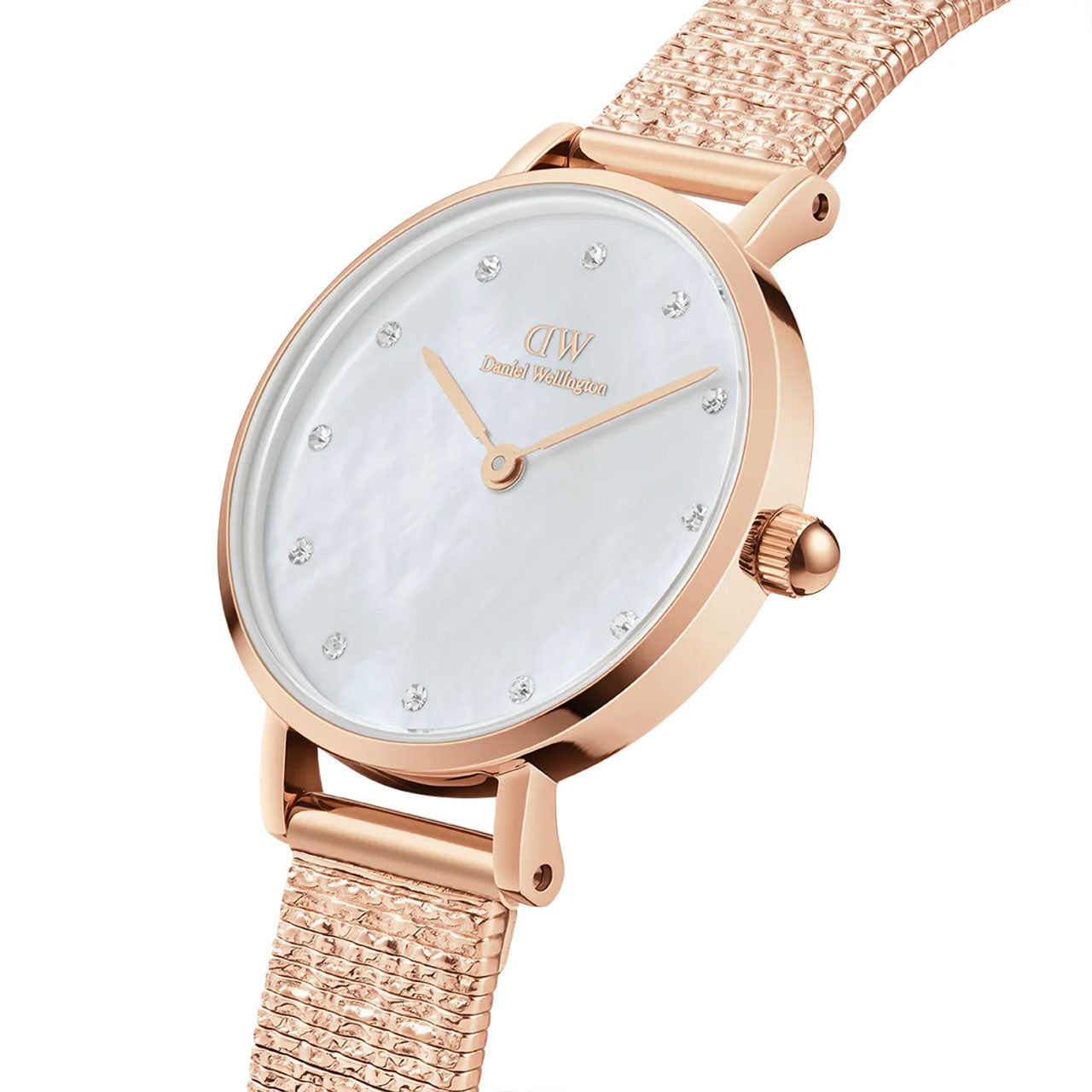 Petite Lumine 28mm Pressed Piano Rose Gold Watch