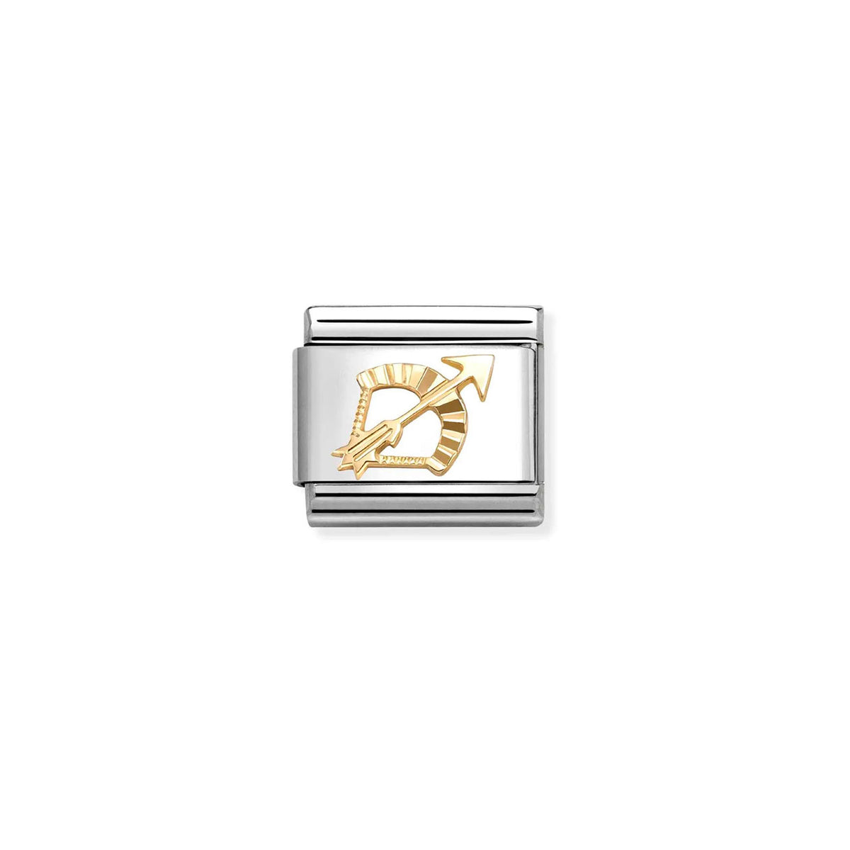 Composable Classic Link 030167/09 Sagittarius With Etched Detail In 18K Gold
