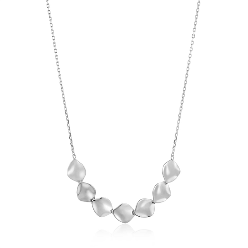 Silver Metal Crush Necklace