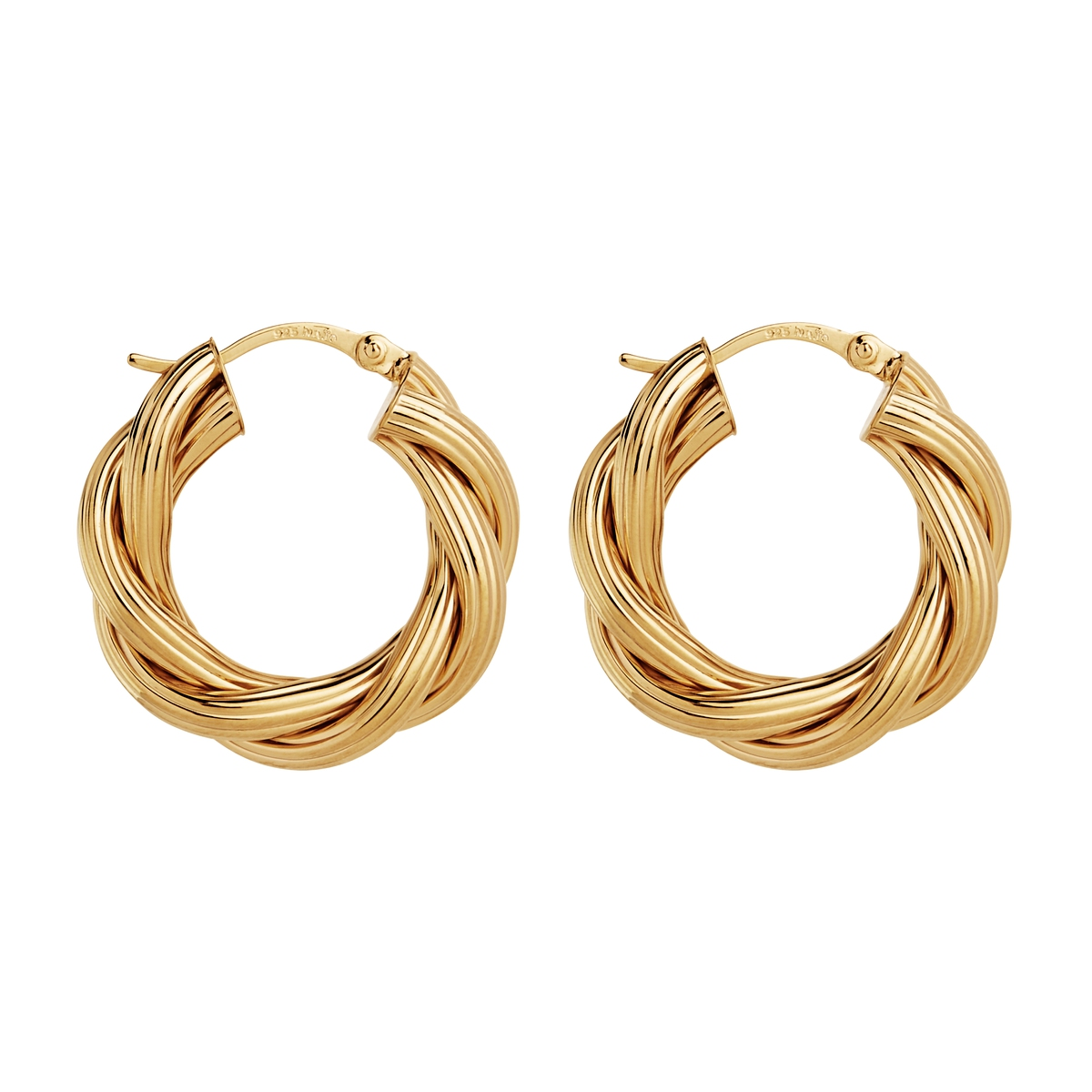 Glamour Hoop Earring - Gold Plated