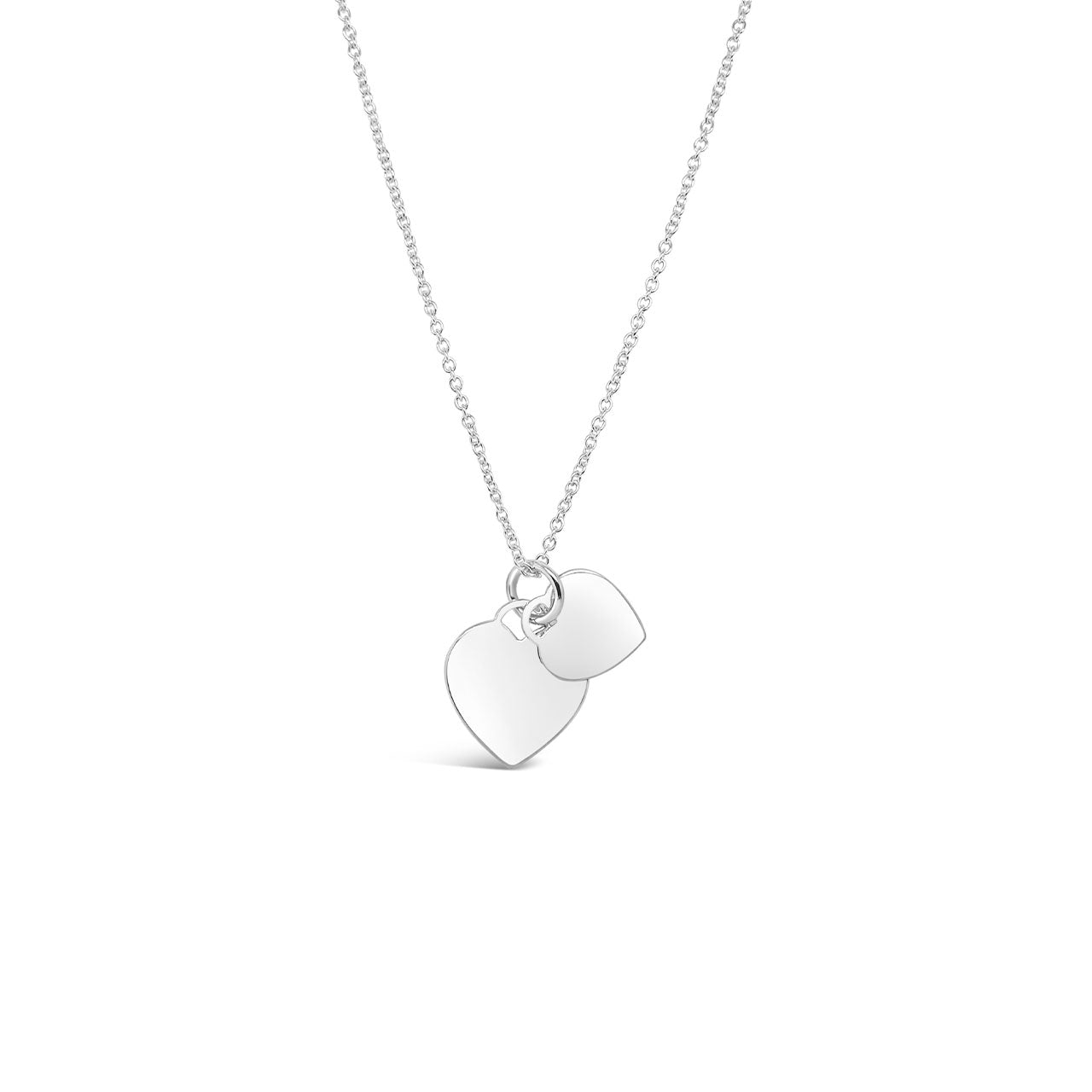 Sterling Silver Double Heart Pendant