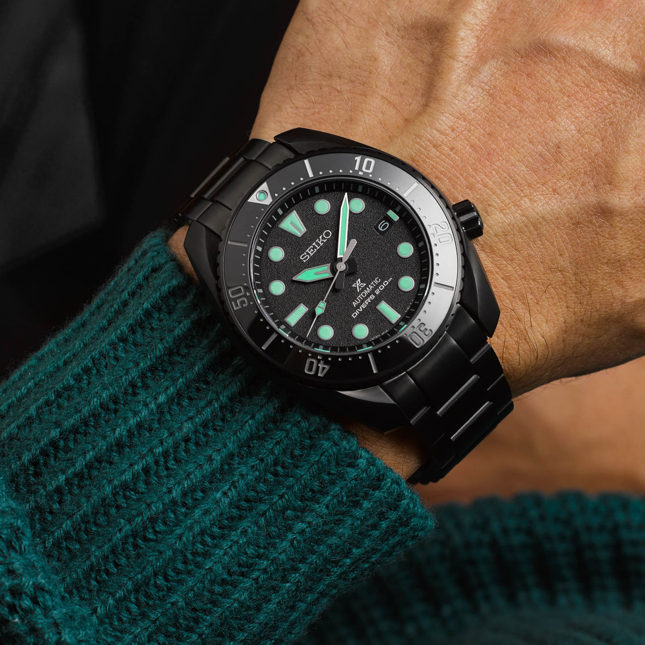 Seiko - SPB433J Prospex Black Series ‘Night Vision’ Sumo Diver Limited Edition Watch