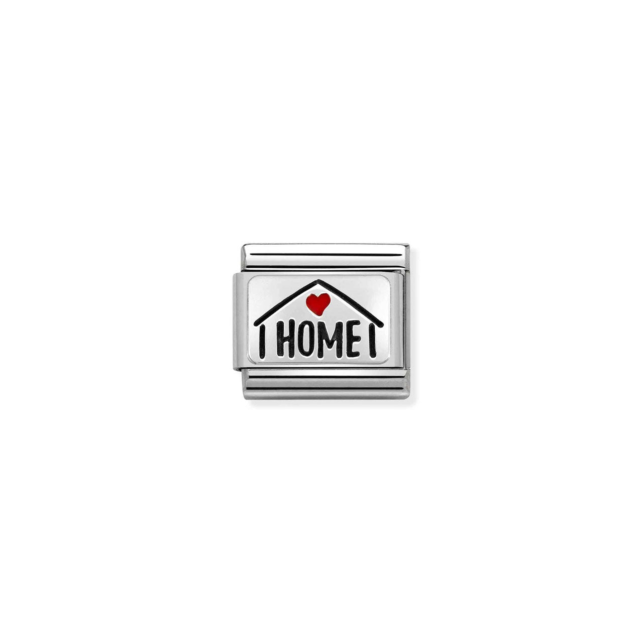 Composable Classic Link 330208/54 Home With Heart In Silver