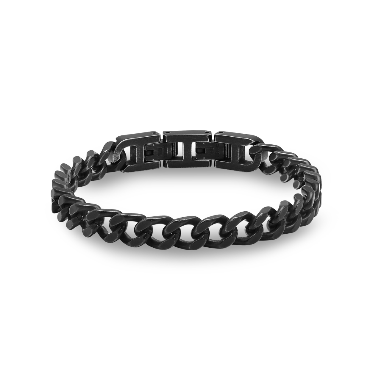 Dandy Mens 7.5mm Vintage Steel Bracelet