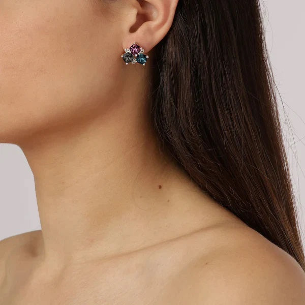 Viena SS Blue Earrings