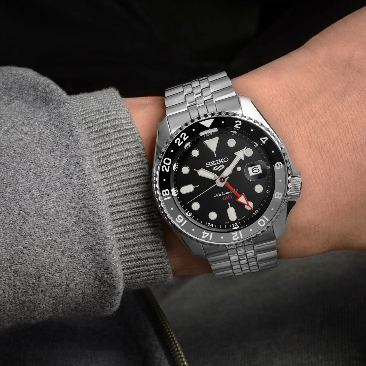 Seiko - SSK001K Seiko 5 Sports ‘Black Grape’ GMT SKX Re-Interpretation