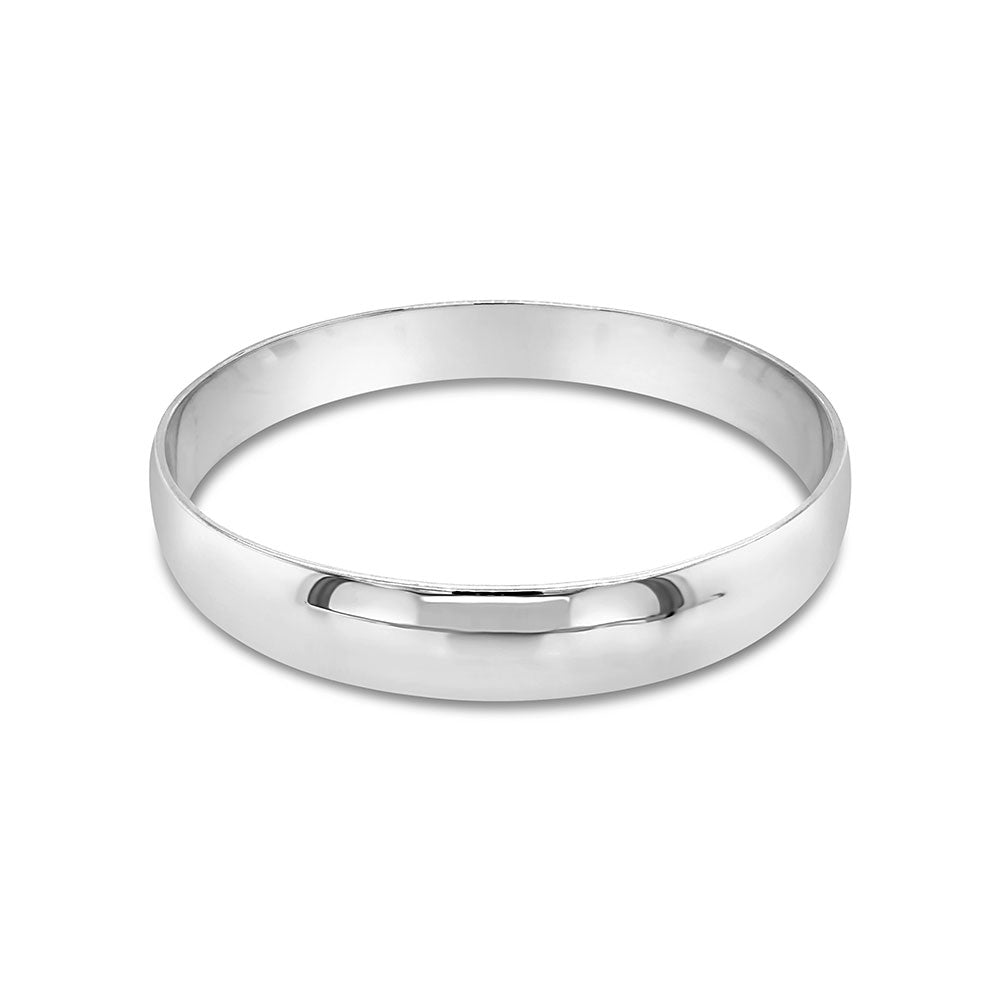 Sterling Silver 10mm Wide Bangle