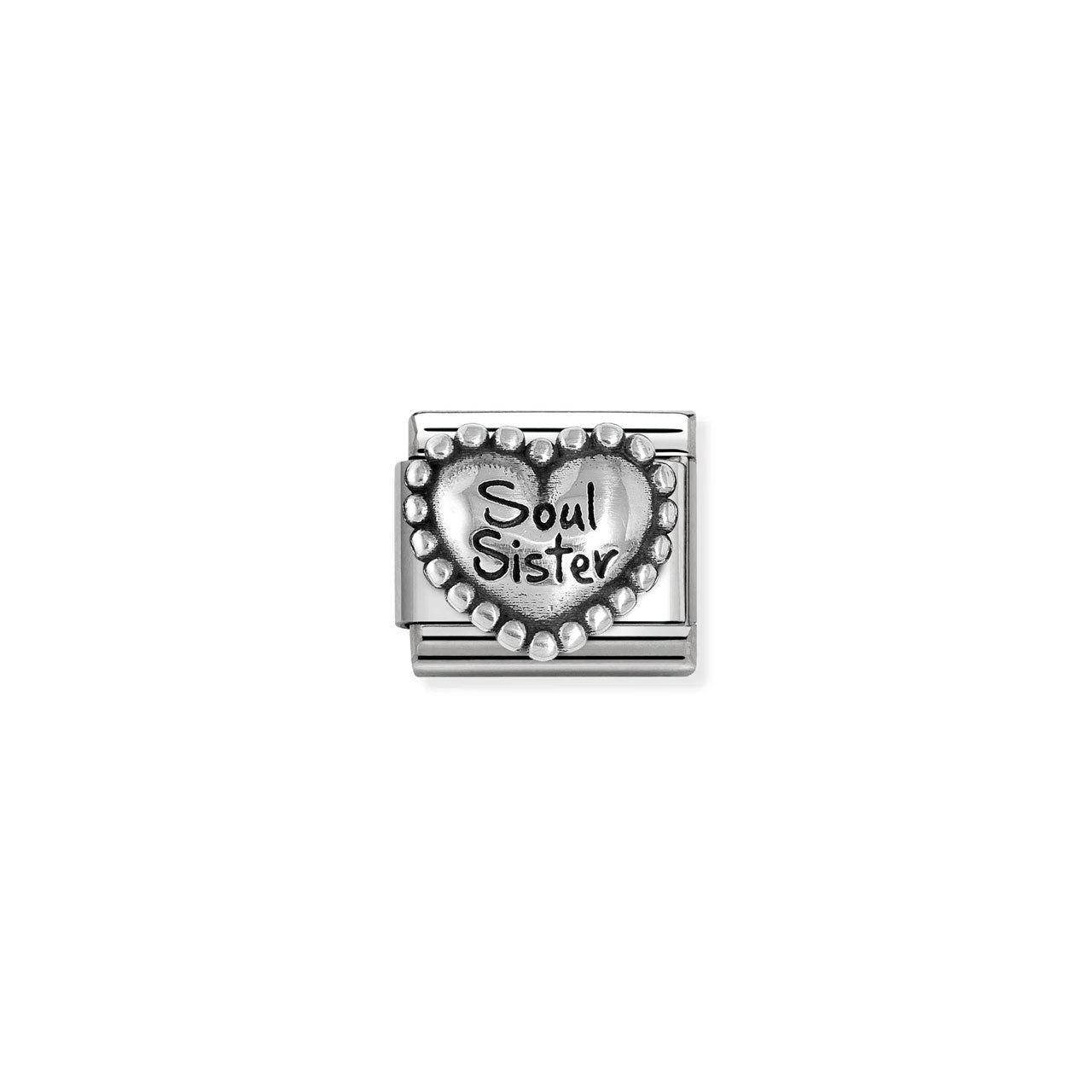 Composable Classic Link 330101/82 Soul Sister Heart In 925 Silver