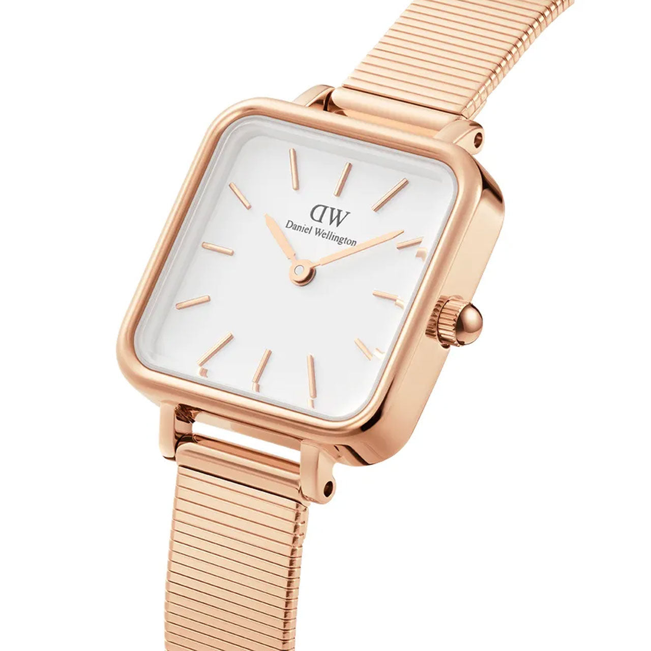 Quadro Studio 22mm - White & Rose Gold Watch