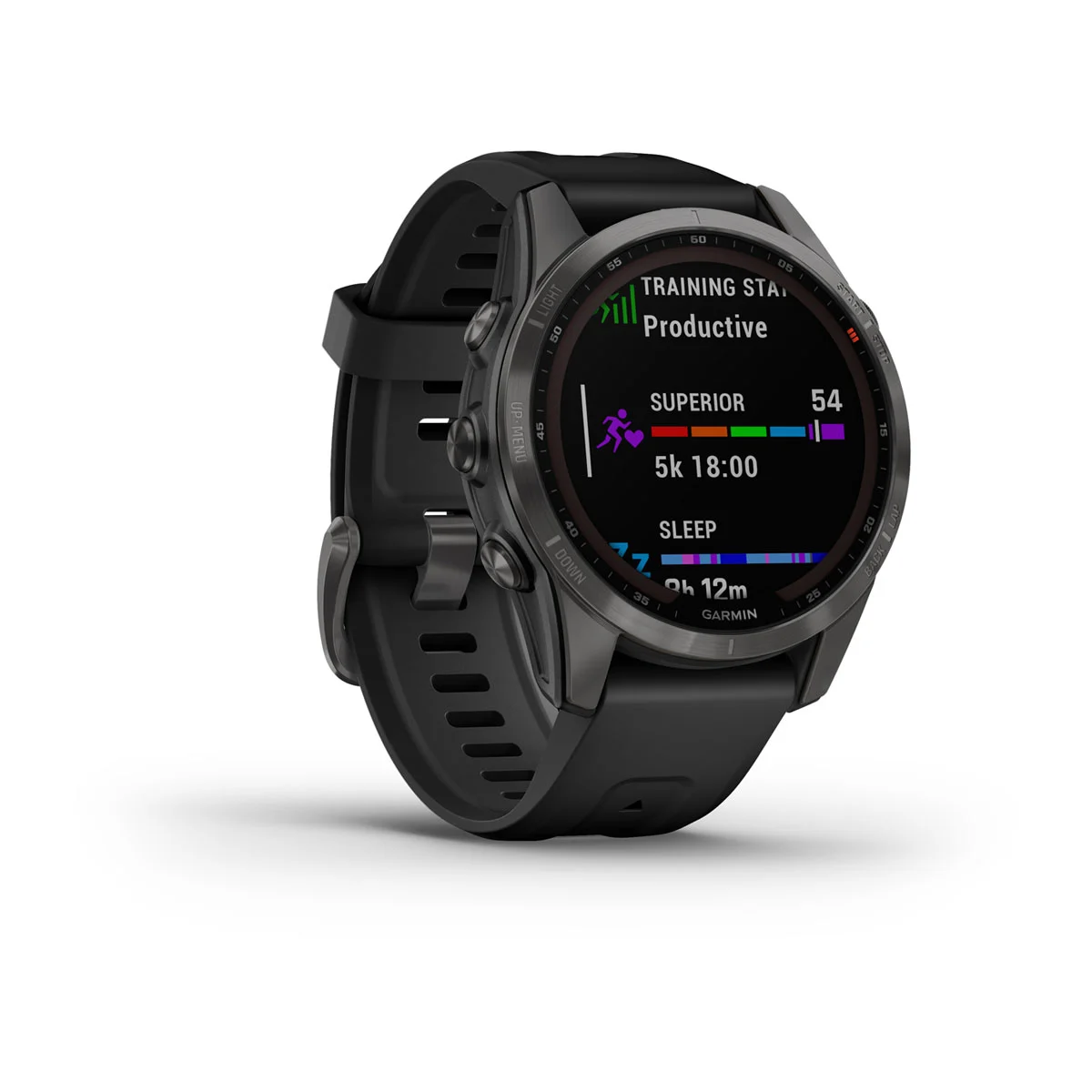 fēnix® 7S – Solar Edition - Slate Gray with Black Band - 010-02539-13