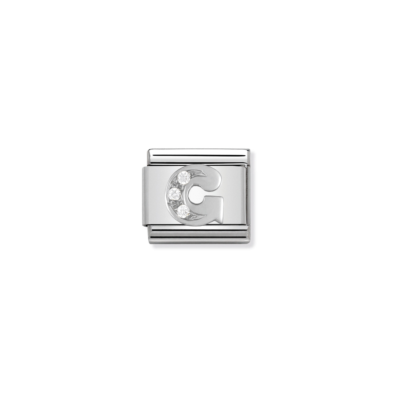 Composable Classic Link 330301/07 Letter G in Silver & Stones
