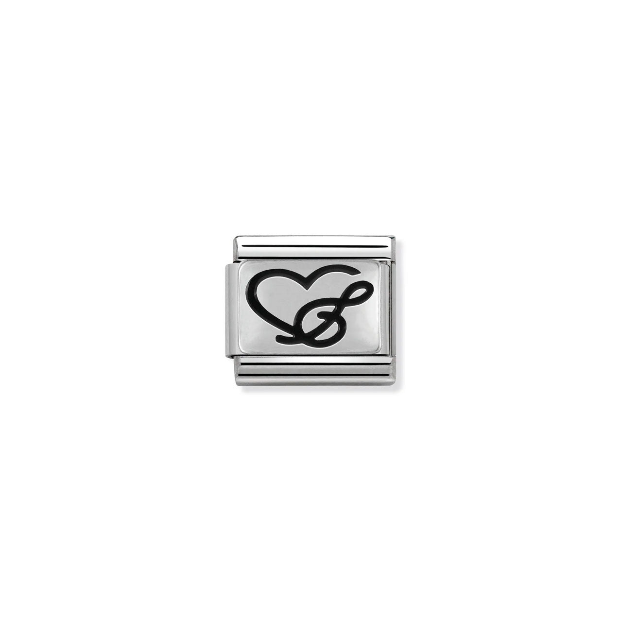 Composable Classic Link 330102/04 Treble Clef Heart in Sterling Silver