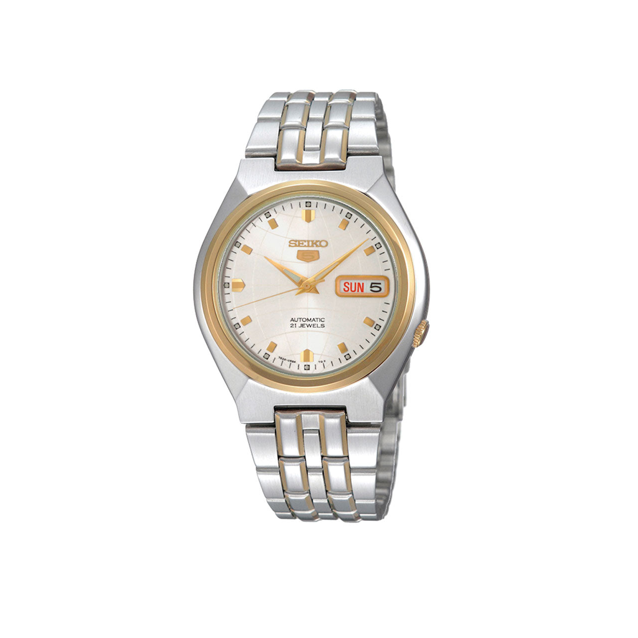 SNKL72K - Mens 2 Tone Seiko 5 Sports Automatic Watch
