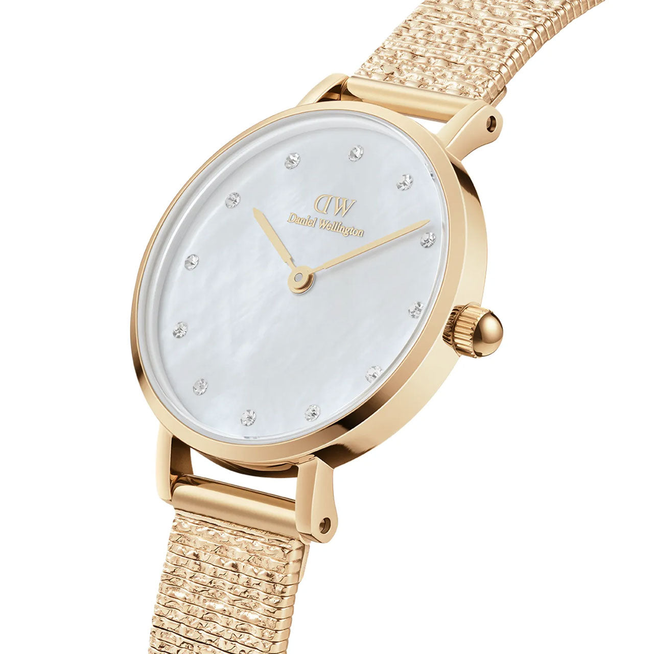 Petite Lumine 28mm Pressed Piano Gold Watch