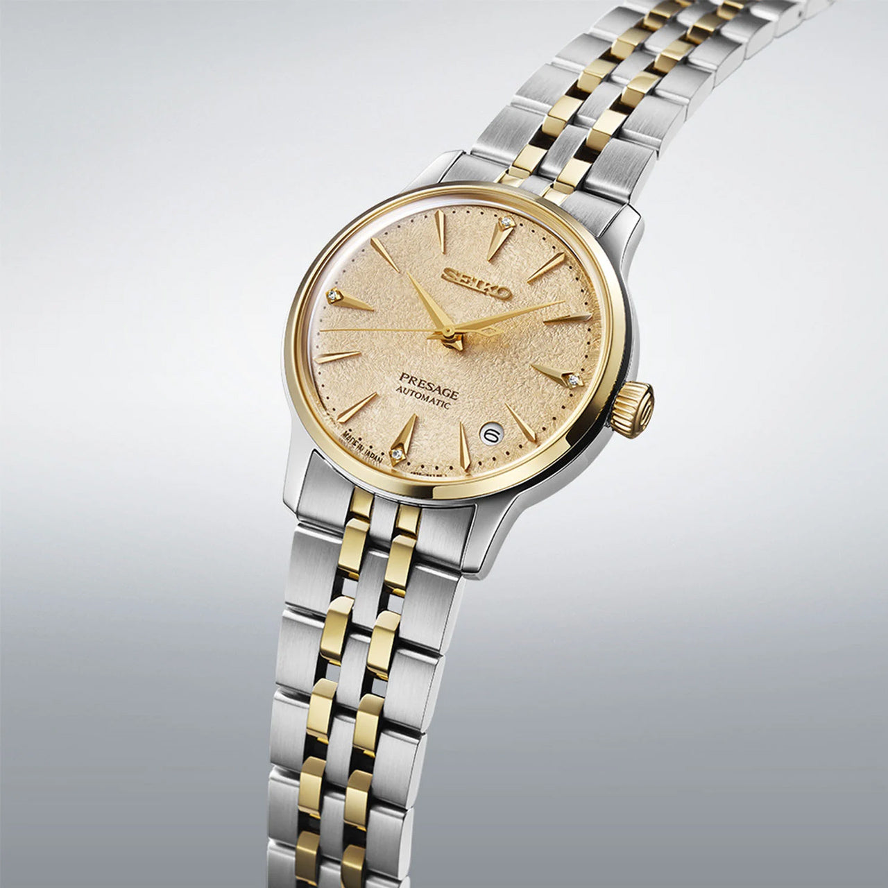 Seiko - SRPL64J Ladies Presage ‘Frozen Daiquiri’ Diamond Cocktail Time Automatic Watch