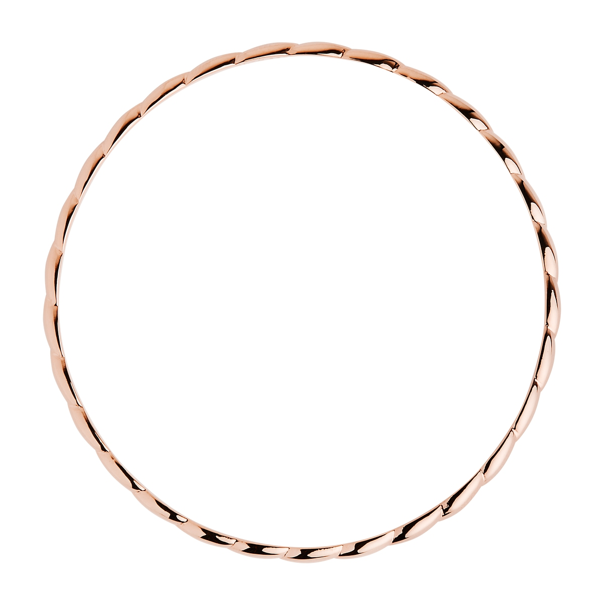 Vinery Bangle - Rose Gold Plated (65mm)