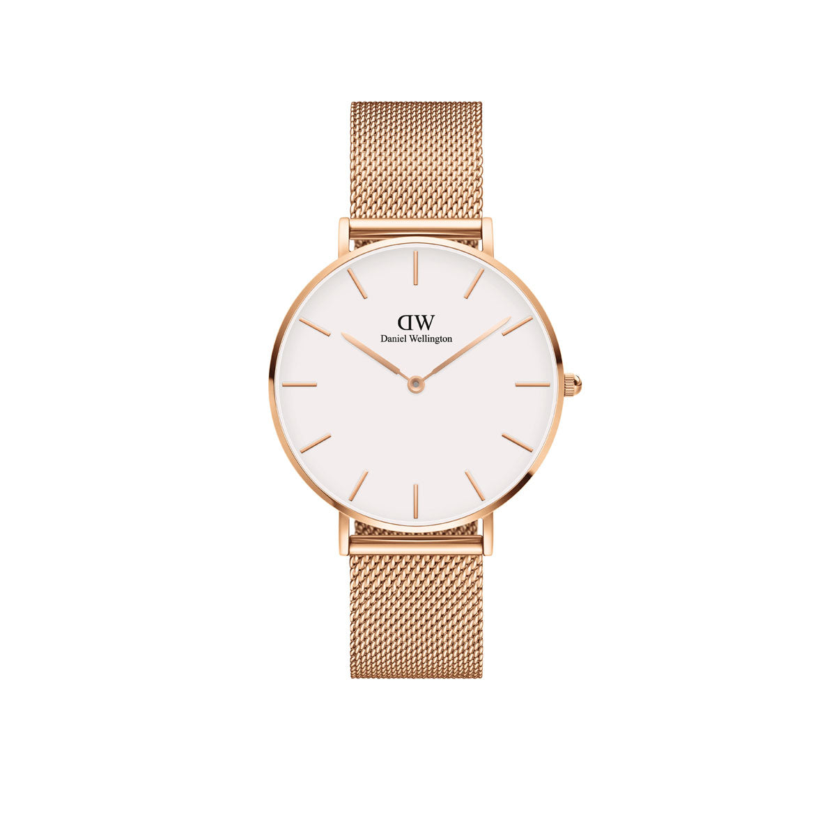 Petite 36mm Melrose - Rose Gold & White Watch