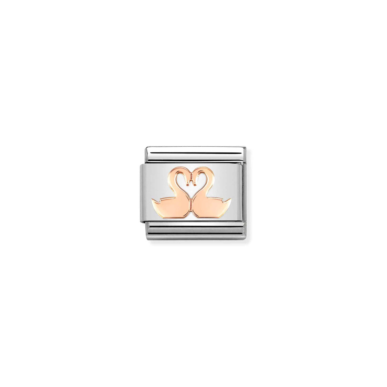 Composable Classic Link 430104/40 Swans in 9k Rose Gold