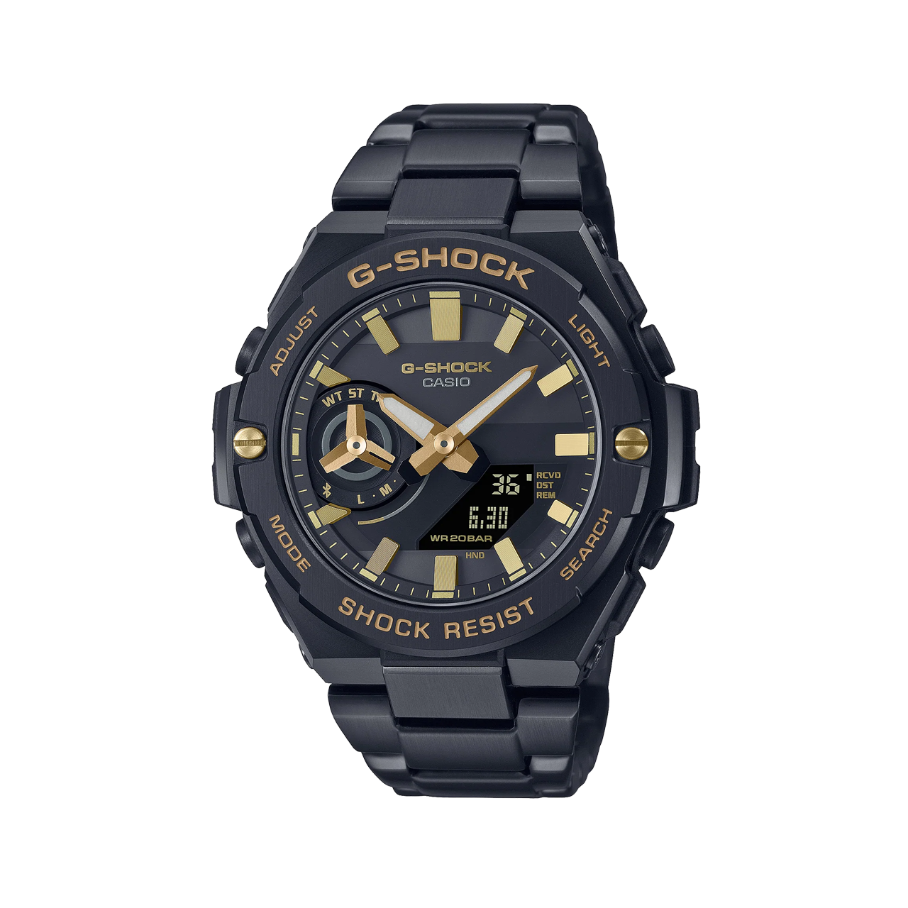 G-Shock - Black/Gold Carbon Core G-Steel - GSTB500BD-1A9