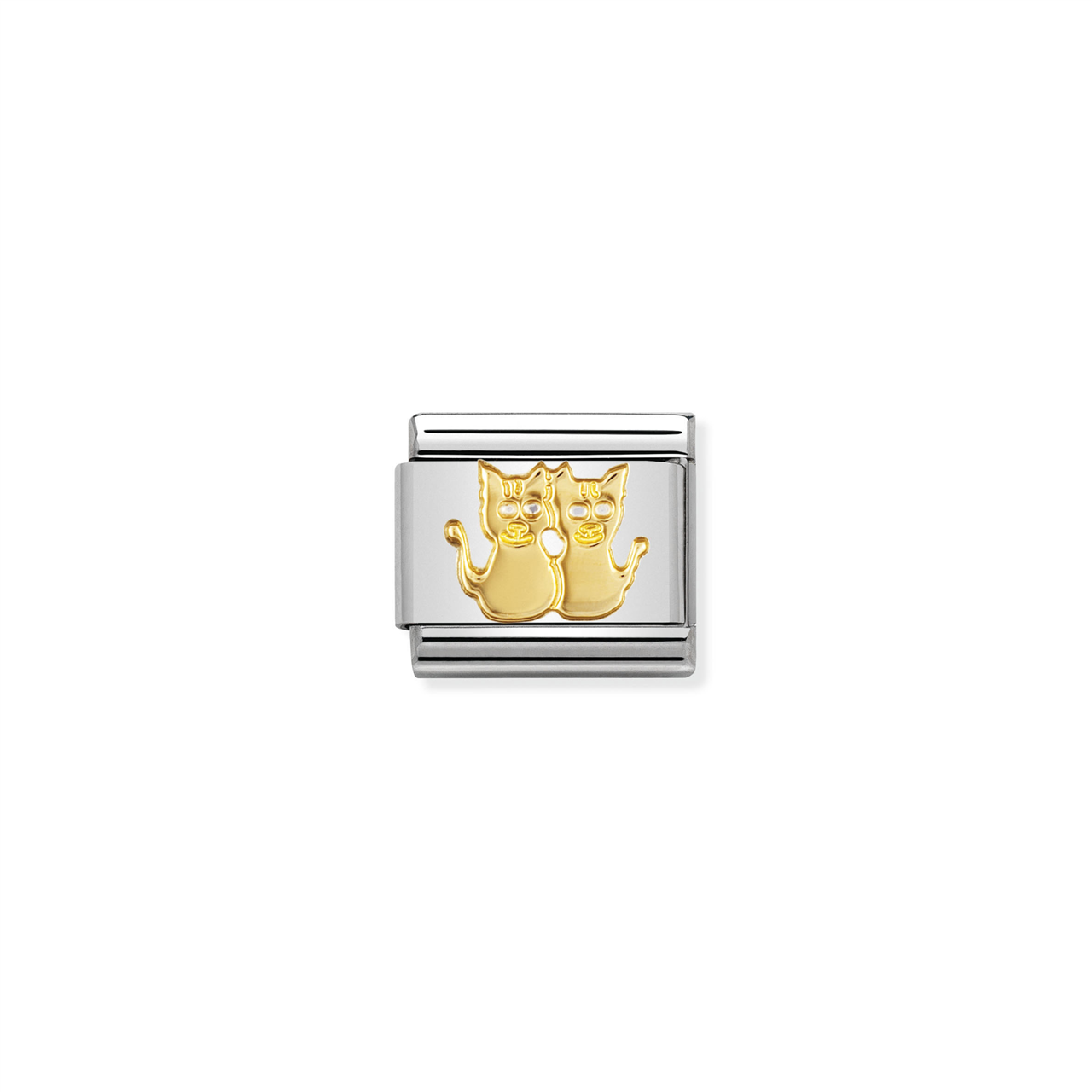 Composable Classic Link 030112/13 Cats in 18k Gold