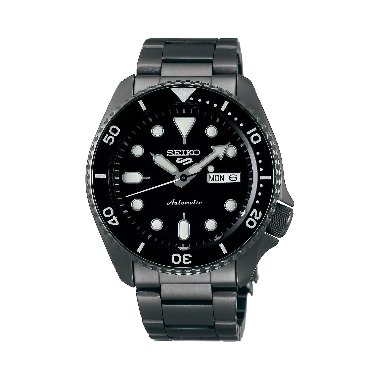 Seiko - SRPD65K Mens Black Seiko 5 Sports Automatic Watch
