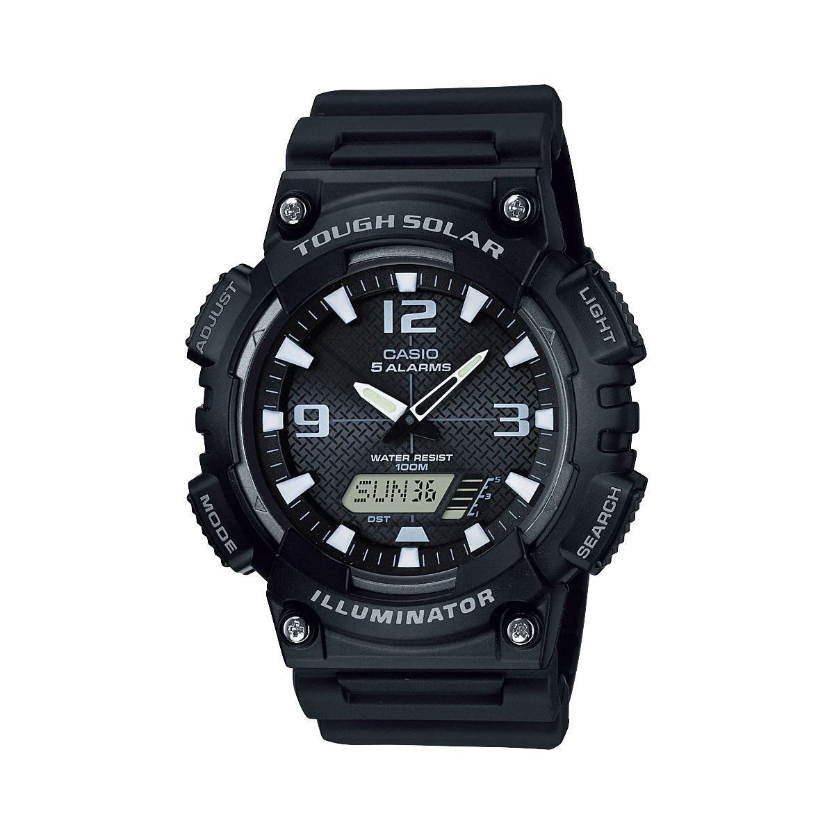 Casio Black Tough Solar Sports Watch - AQS810W-1A