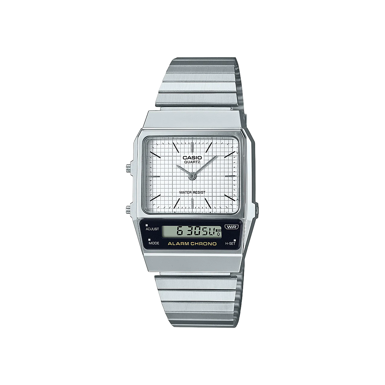Casio Steel Vintage Duo Watch - AQ800E-7A