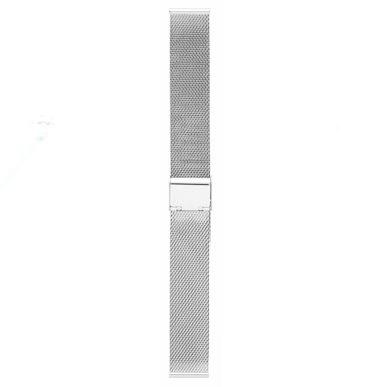 20mm Steel Straight Edge Mesh Watch Strap