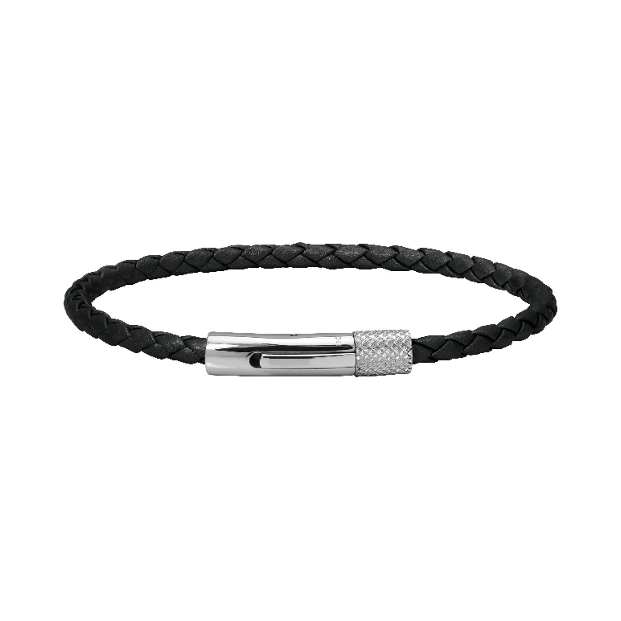 Driver Black 3.5mm Braided Leather Bracelet