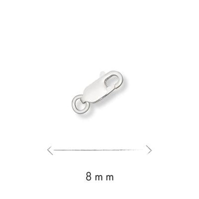 Sterling Silver 8mm Lobster Clasp