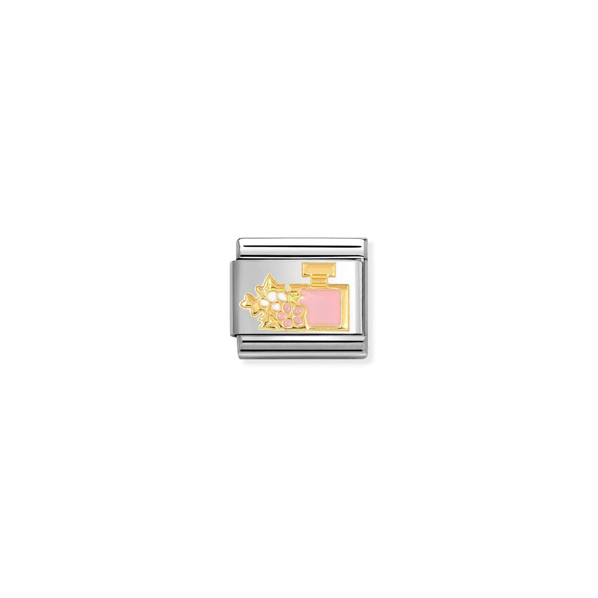 Composable Classic Link 030272/93 Perfume With Flower In 18K Gold & Enamel