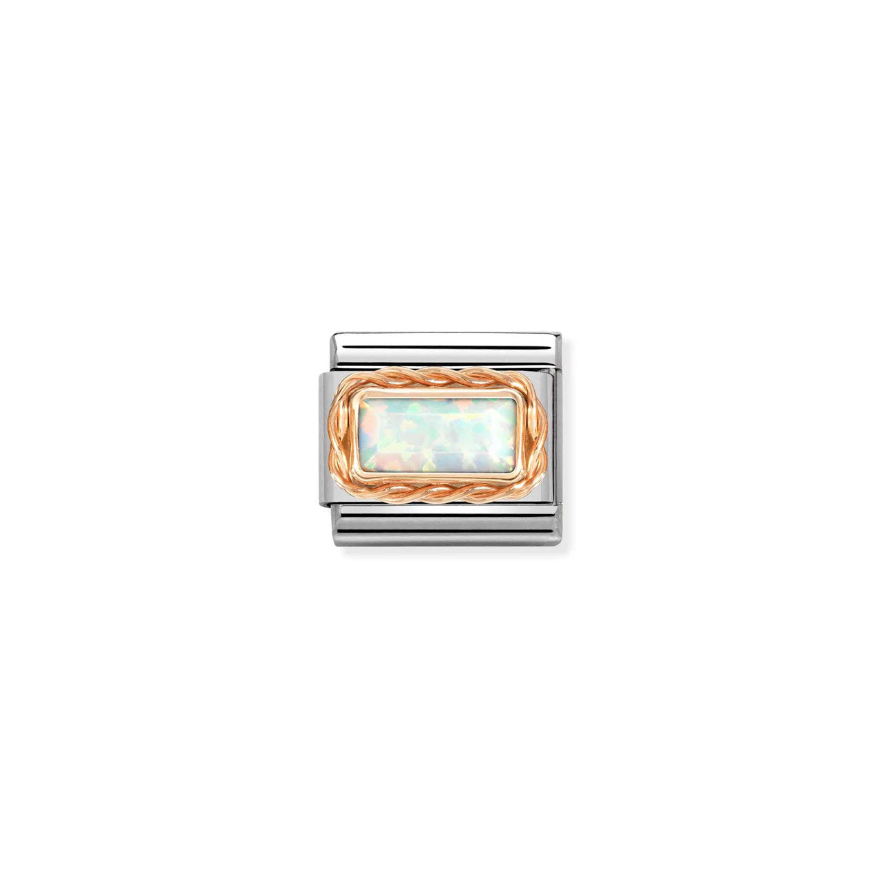 Composable Classic Link 430512/07 White Opal In 9K Rose Gold