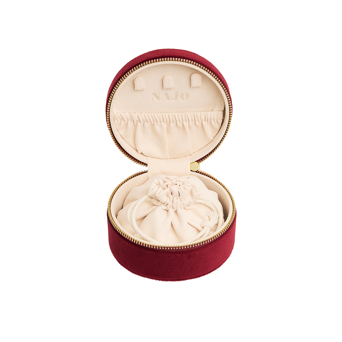 Heavenly Royal Red Velvet Jewellery Box