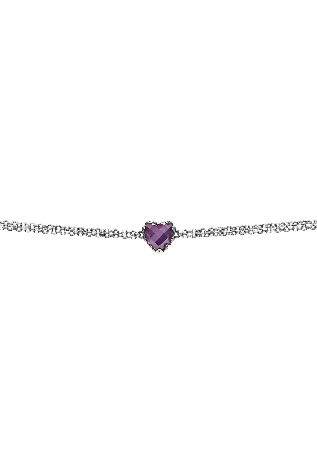 Love Claw Bracelet - Dark Amethyst - Jamies Jewellers
