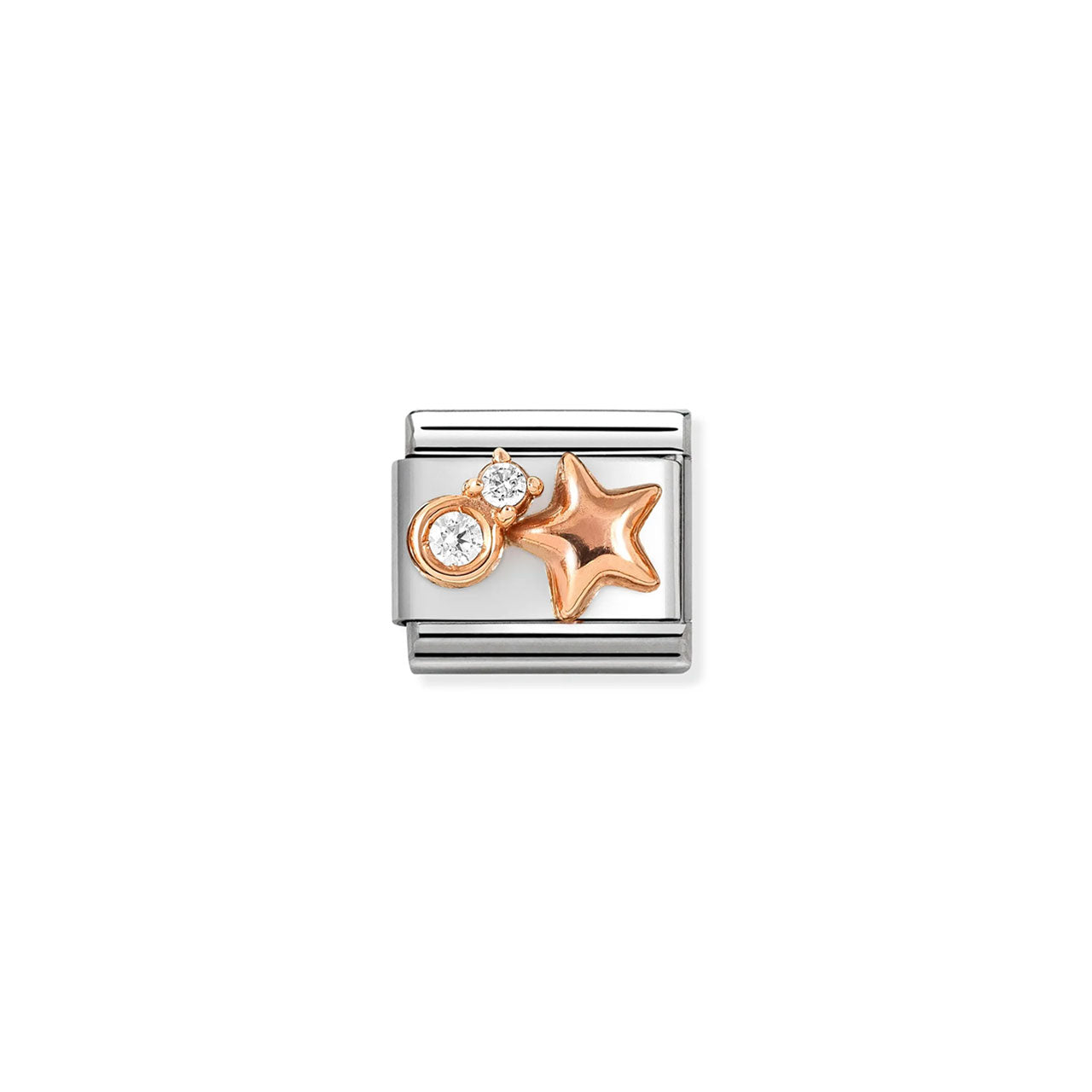 Composable Classic Link 430305/50 Star With Cz In 9K Rose Gold