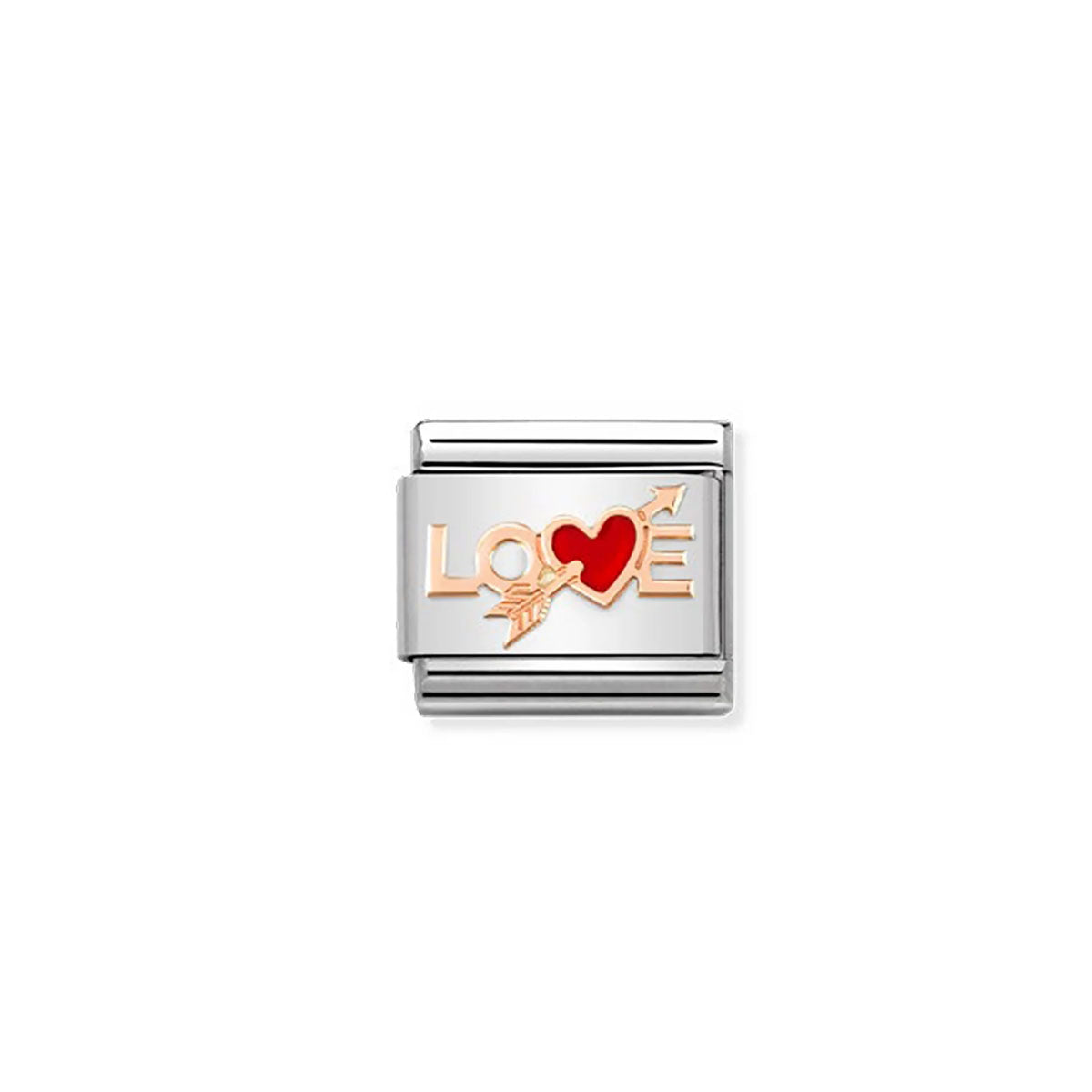 Composable Classic Link 430202/10 Heart With Arrow In 9K Rose Gold