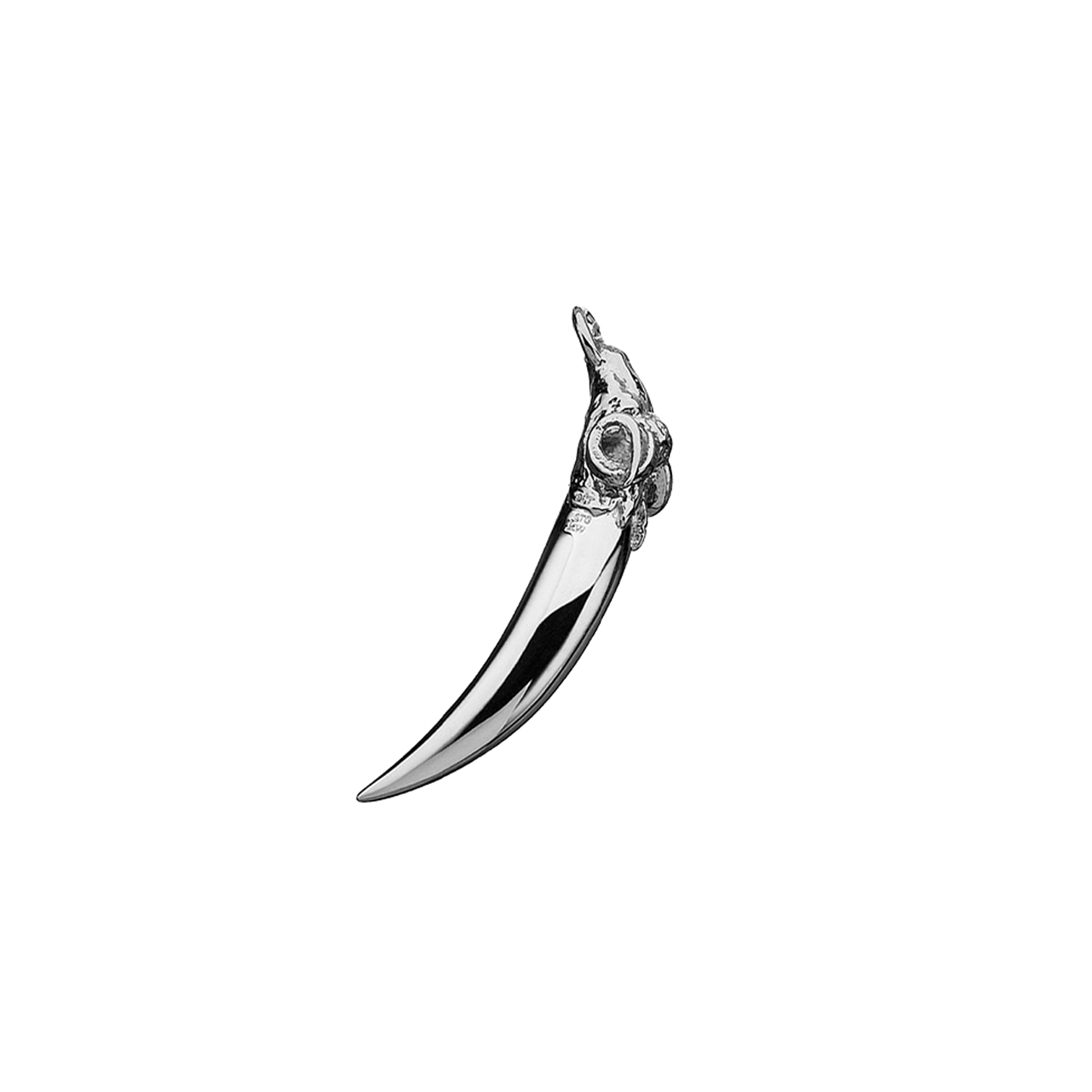 Sterling Silver Ram Horn Charm