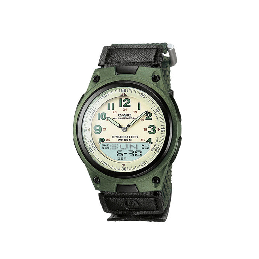 Duo Watch - Green - AW80V-3B