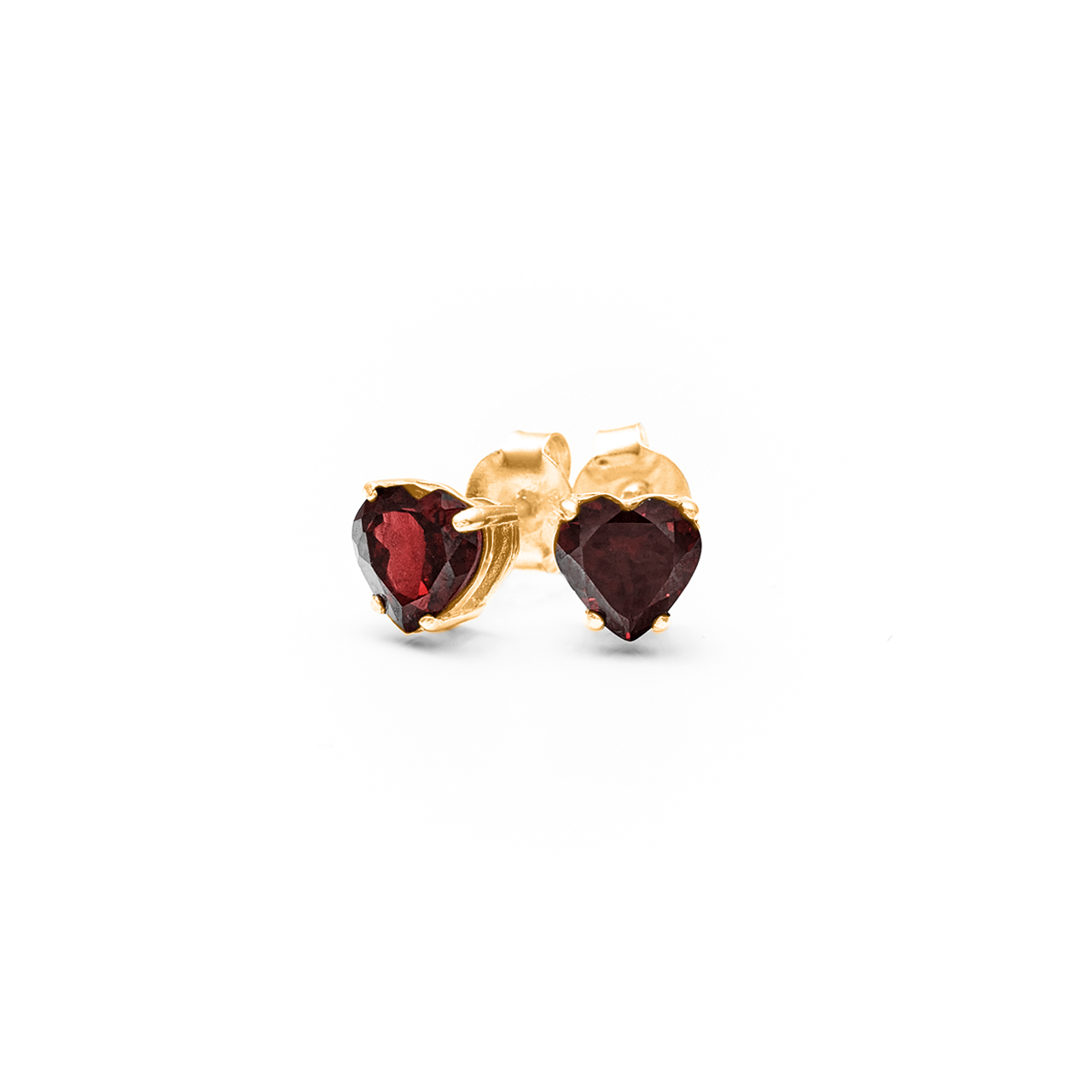 Love Crystal Earrings - Gold Plated