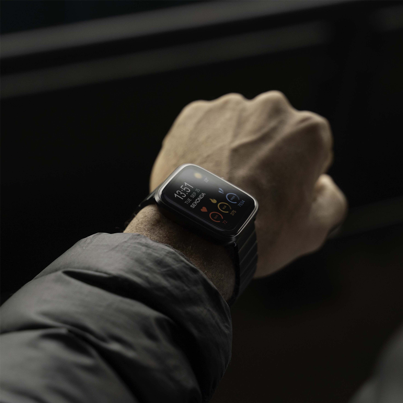 Sekonda Motion Plus Smart Watch | Black Alloy Case & Stainless Steel Bracelet | 30223