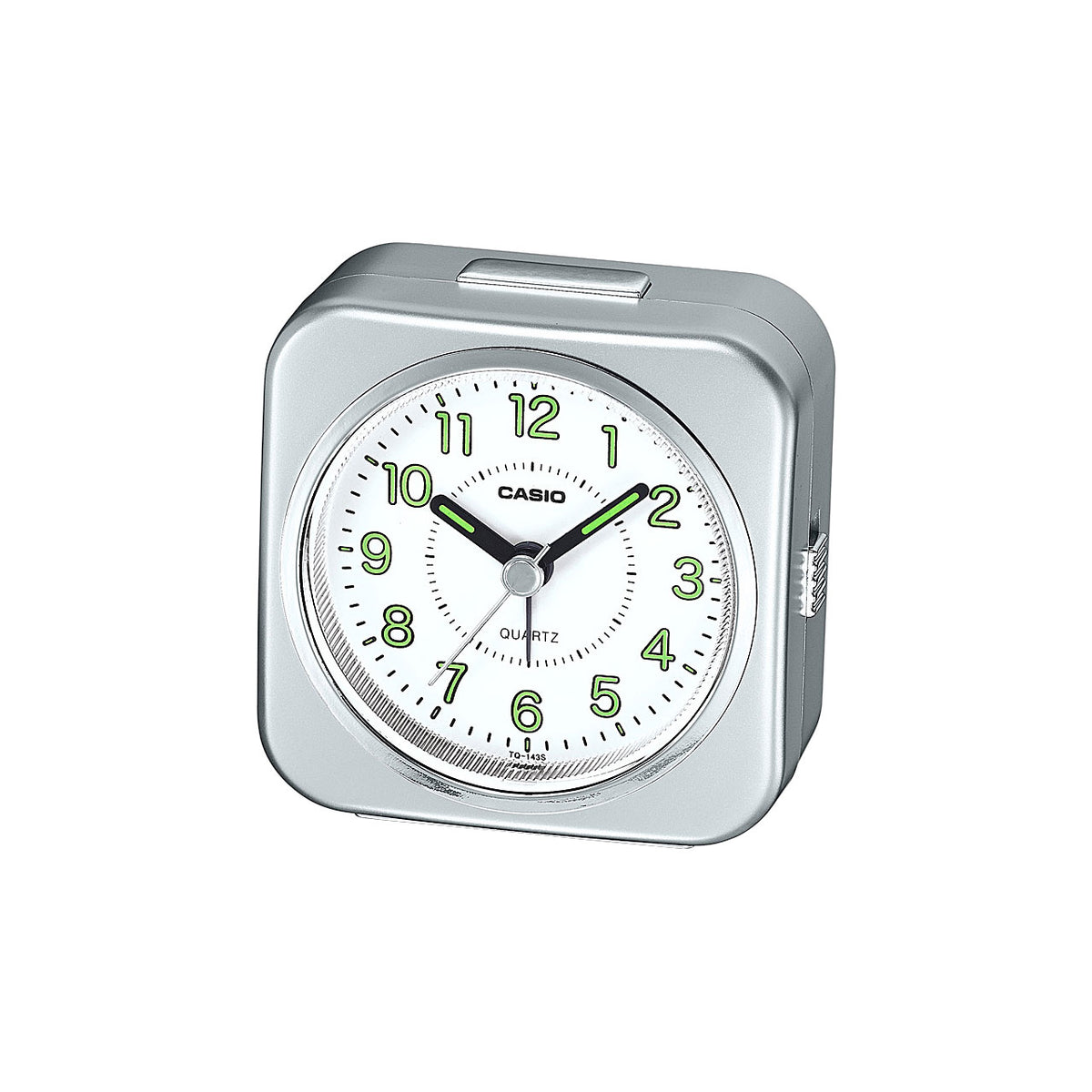 Casio - Silver Travellers Small Alarm Clock