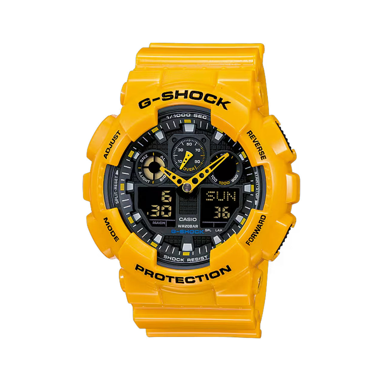 G-Shock Black & Yellow Duo Watch - GA100A-9A
